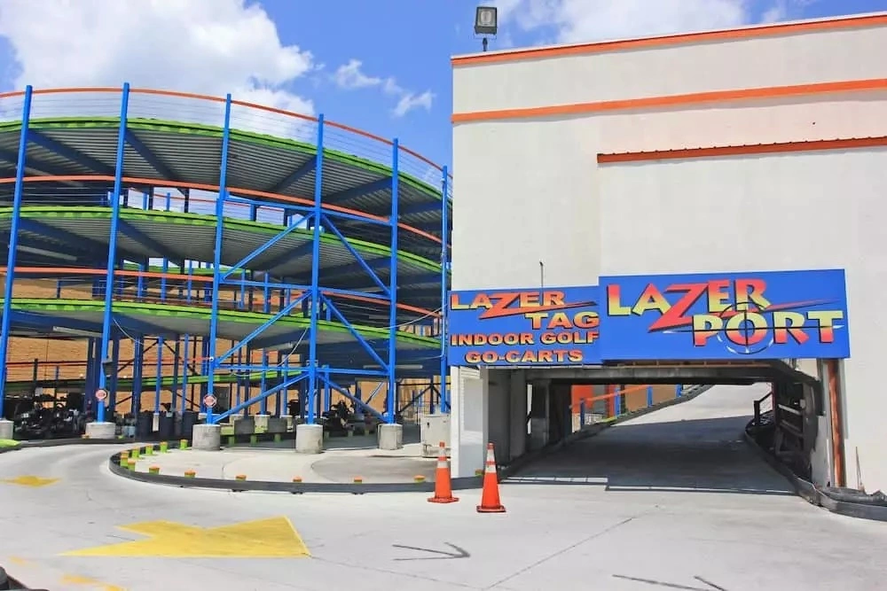 lazerport fun center has some of the best go-karts in pigeon forge